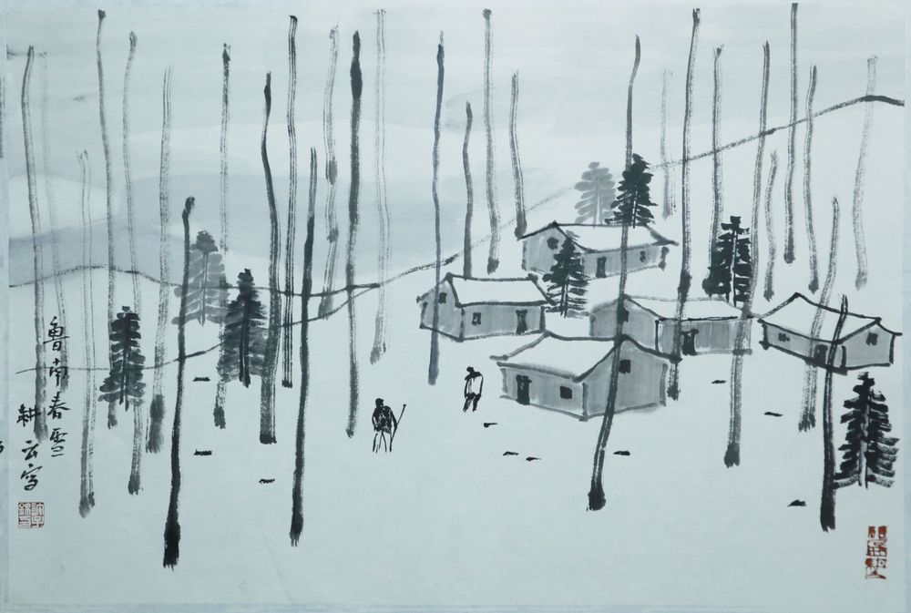 鲁南春雪