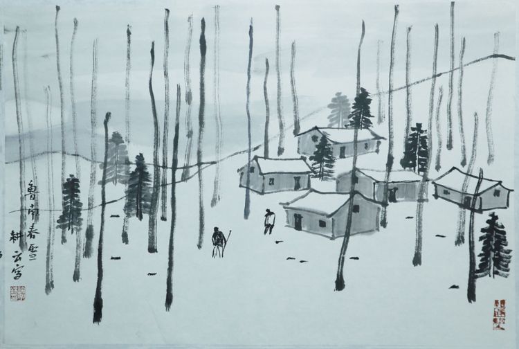 鲁南春雪